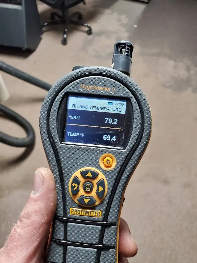 Moisture meter humidity assessment for Mold Remediation & Removal in Clarksburg